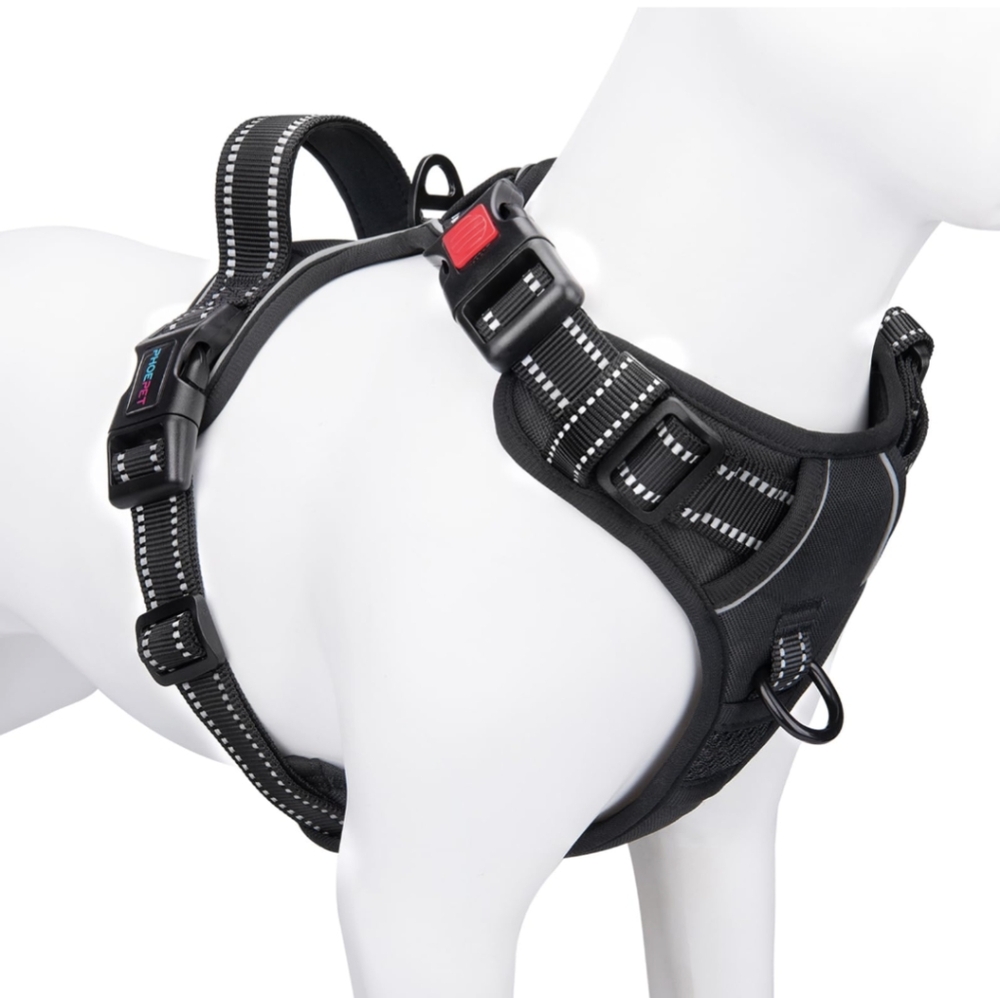 NWT Phoepet No Pull Black Harness Size Medium